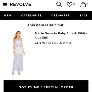 X by NBD Maxi lace Dress NEW